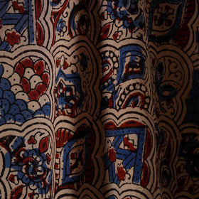 Multicolor - natural dyed hand cotton fabric 14