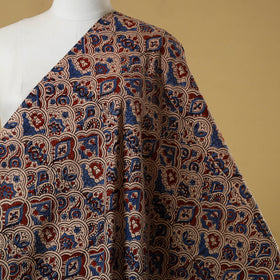 Multicolor - natural dyed hand cotton fabric 14