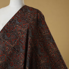 Multicolor - natural dyed hand cotton fabric 15