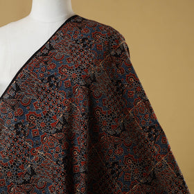 Multicolor - natural dyed hand cotton fabric 20