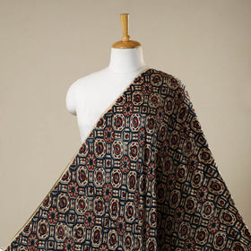 Multicolor - natural dyed hand modal silk fabric 02