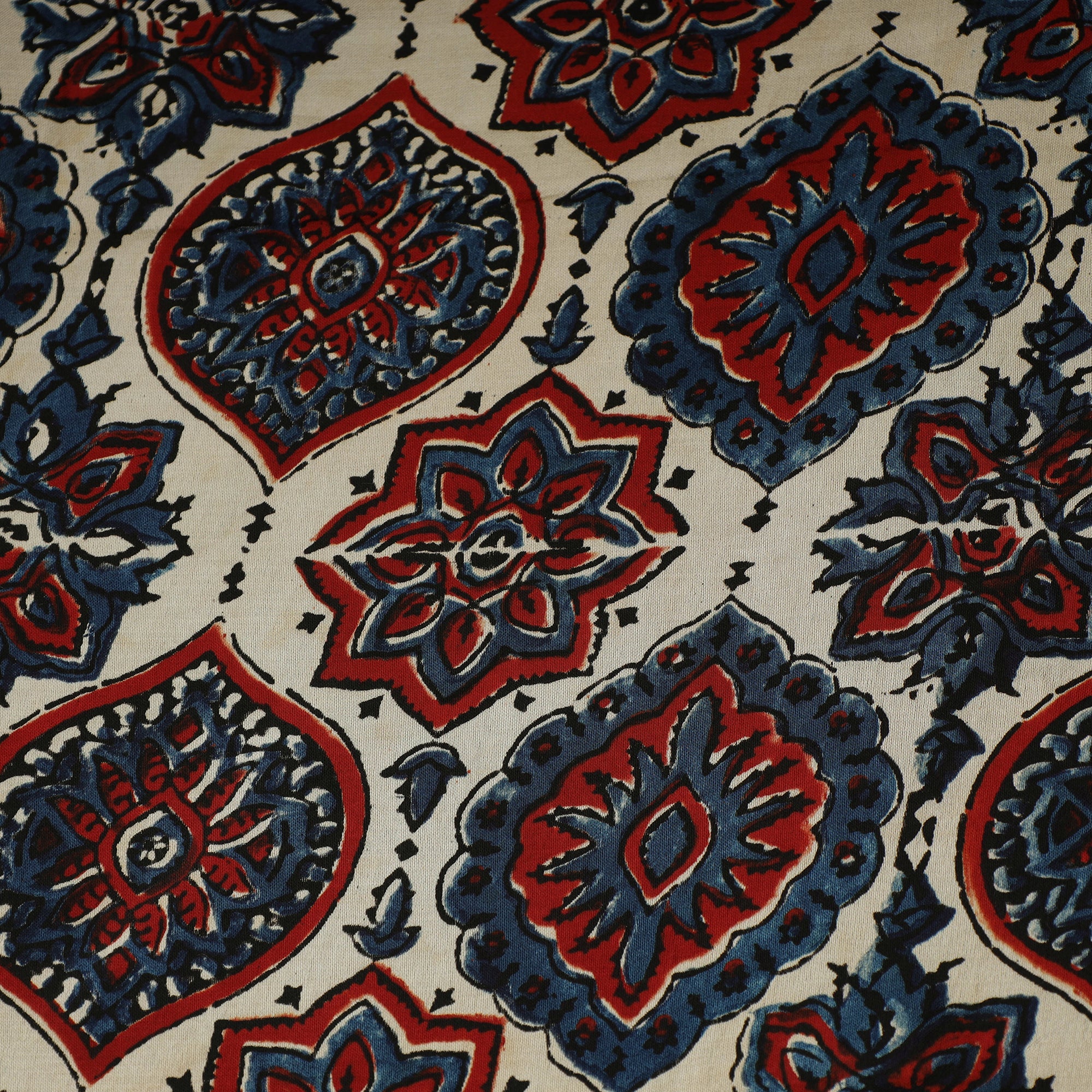 Multicolor - natural dyed hand modal silk fabric 20