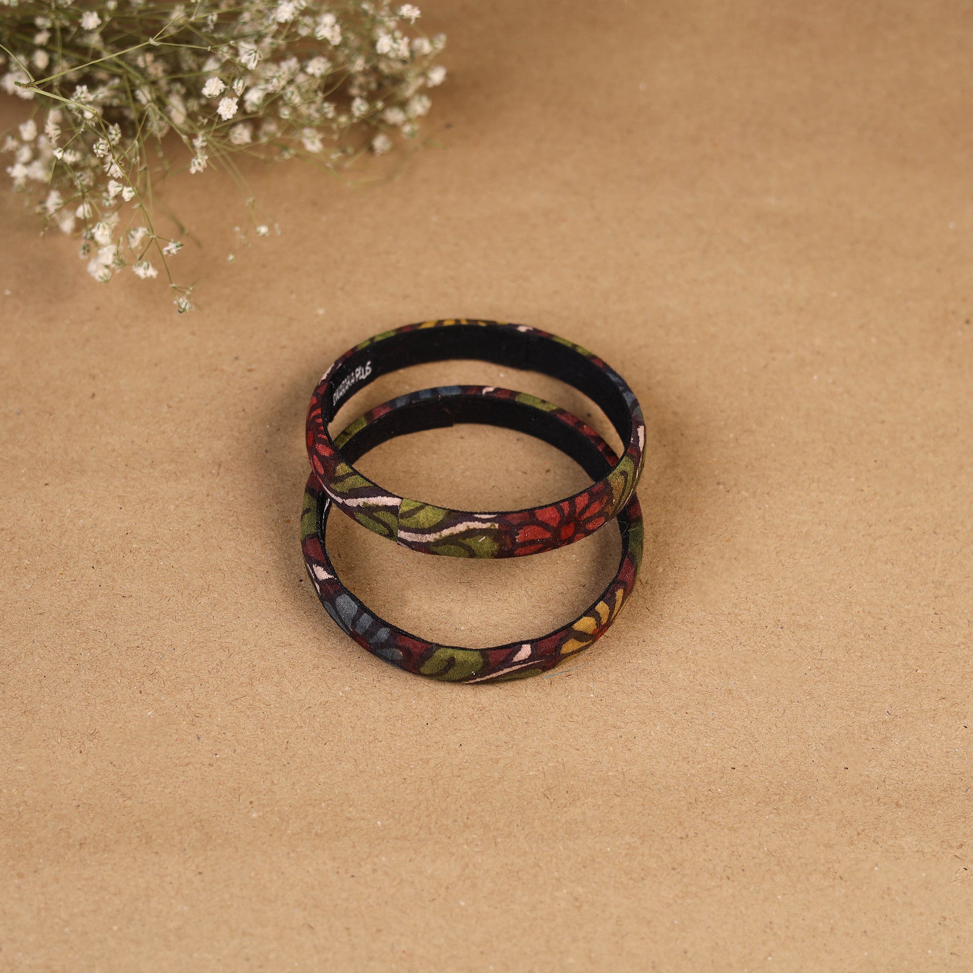 Natural dyed handpainted kalamkari bangle so2 (size - 2-8)