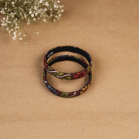 Natural dyed handpainted kalamkari bangle so2 (size - 2-8)