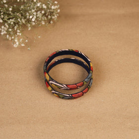 Natural dyed handpainted kalamkari bangle so2 (size - 2-8)