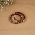 Natural dyed handpainted kalamkari bangle so2 (size - 2-8)