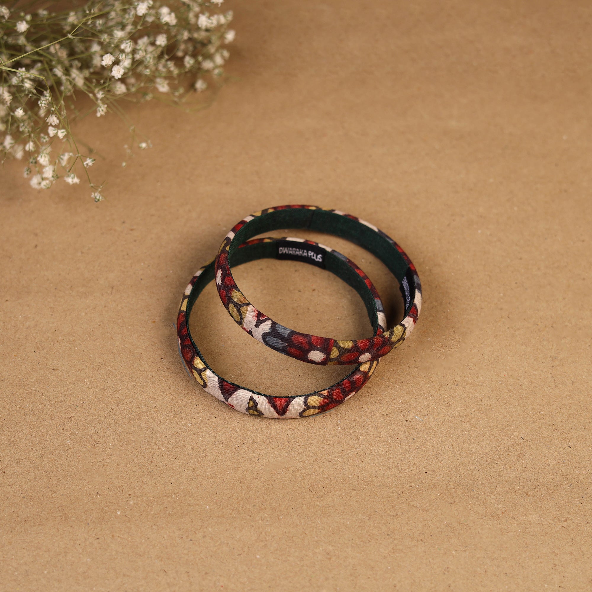 Natural dyed handpainted kalamkari bangle so2 (size - 2-8)