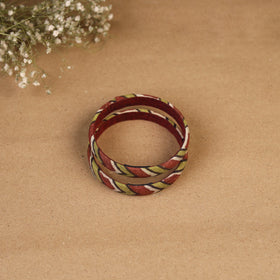Natural dyed handpainted kalamkari bangle so2 (size - 2-8)