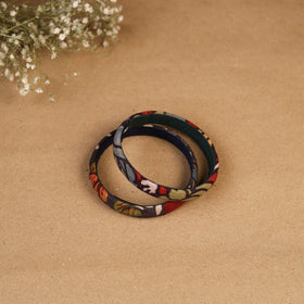 Natural dyed handpainted kalamkari bangle so2 (size - 2-8)