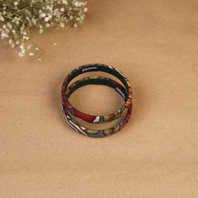 Natural dyed handpainted kalamkari bangle so2 (size - 2-8)