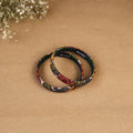 Natural dyed handpainted kalamkari bangle so2 (size - 2-8)