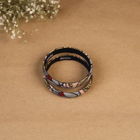Natural dyed handpainted kalamkari bangle so2 (size - 2-8)