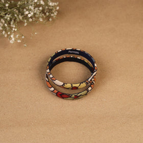 Natural dyed handpainted kalamkari bangle so2 (size - 2-8)
