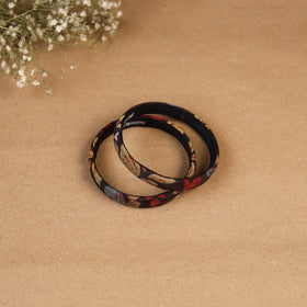 Natural dyed handpainted kalamkari bangle so2 (size - 2-8)
