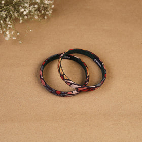 Natural dyed handpainted kalamkari bangle so2 (size - 2-8)