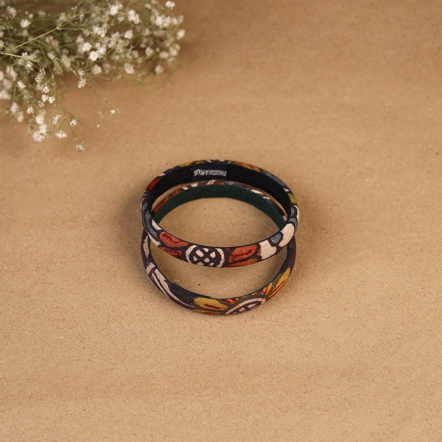Natural dyed handpainted kalamkari bangle so2 (size - 2-8)