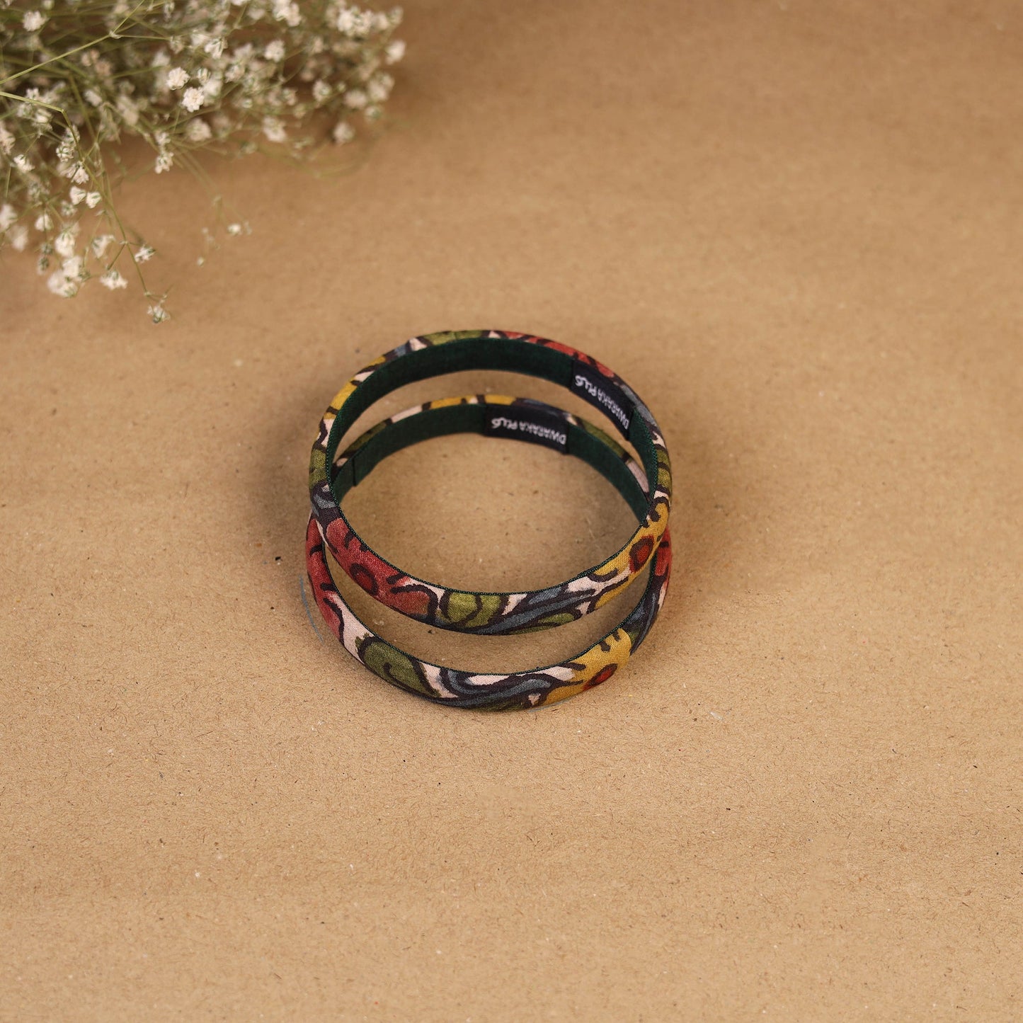 Natural dyed handpainted kalamkari bangle so2 (size - 2-8)