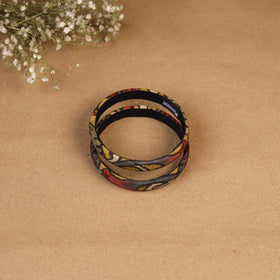 Natural dyed handpainted kalamkari bangle so2 (size - 2-8)
