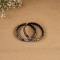 Natural dyed handpainted kalamkari bangle so2 (size - 2-8)