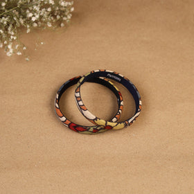 Natural dyed handpainted kalamkari bangle so2 (size - 2-8)