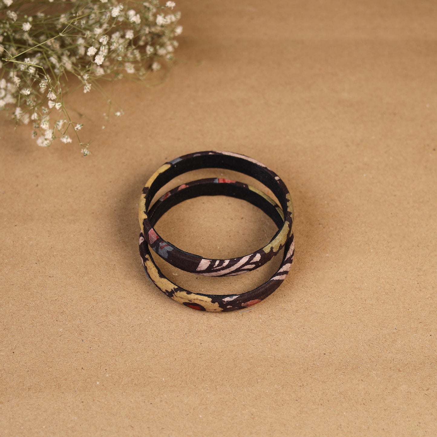 Natural dyed handpainted kalamkari bangle so2 (size - 2-8)