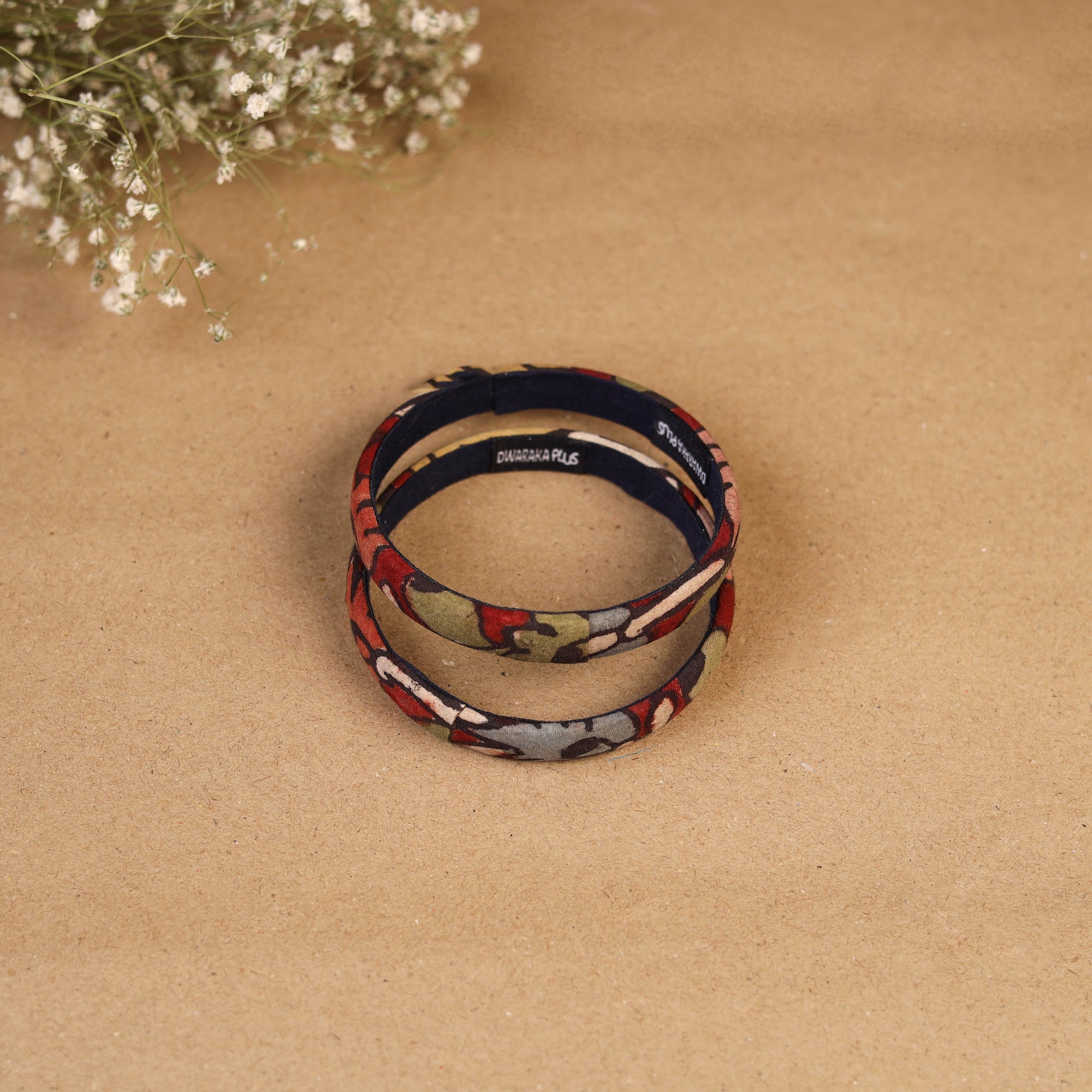 Natural dyed handpainted kalamkari bangle so2 (size - 2-8)