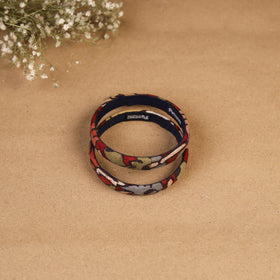 Natural dyed handpainted kalamkari bangle so2 (size - 2-8)