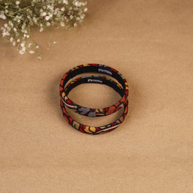 Natural dyed handpainted kalamkari bangle so2 (size - 2-8)