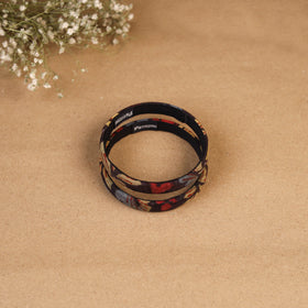 Natural dyed handpainted kalamkari bangle so2 (size - 2-8)