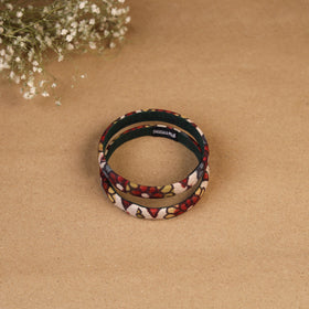 Natural dyed handpainted kalamkari bangle so2 (size - 2-8)