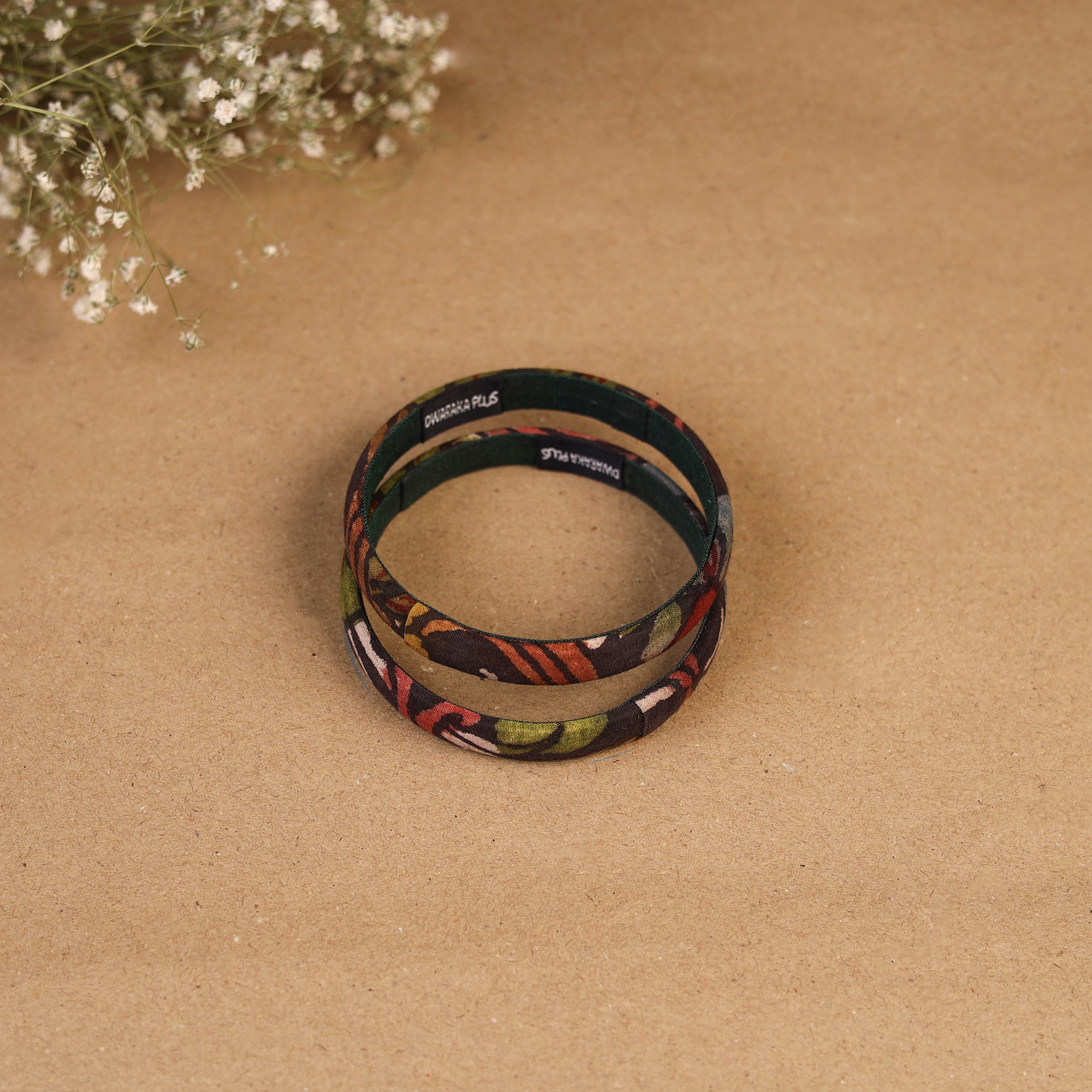 Natural dyed handpainted kalamkari bangle so2 (size - 2-8)