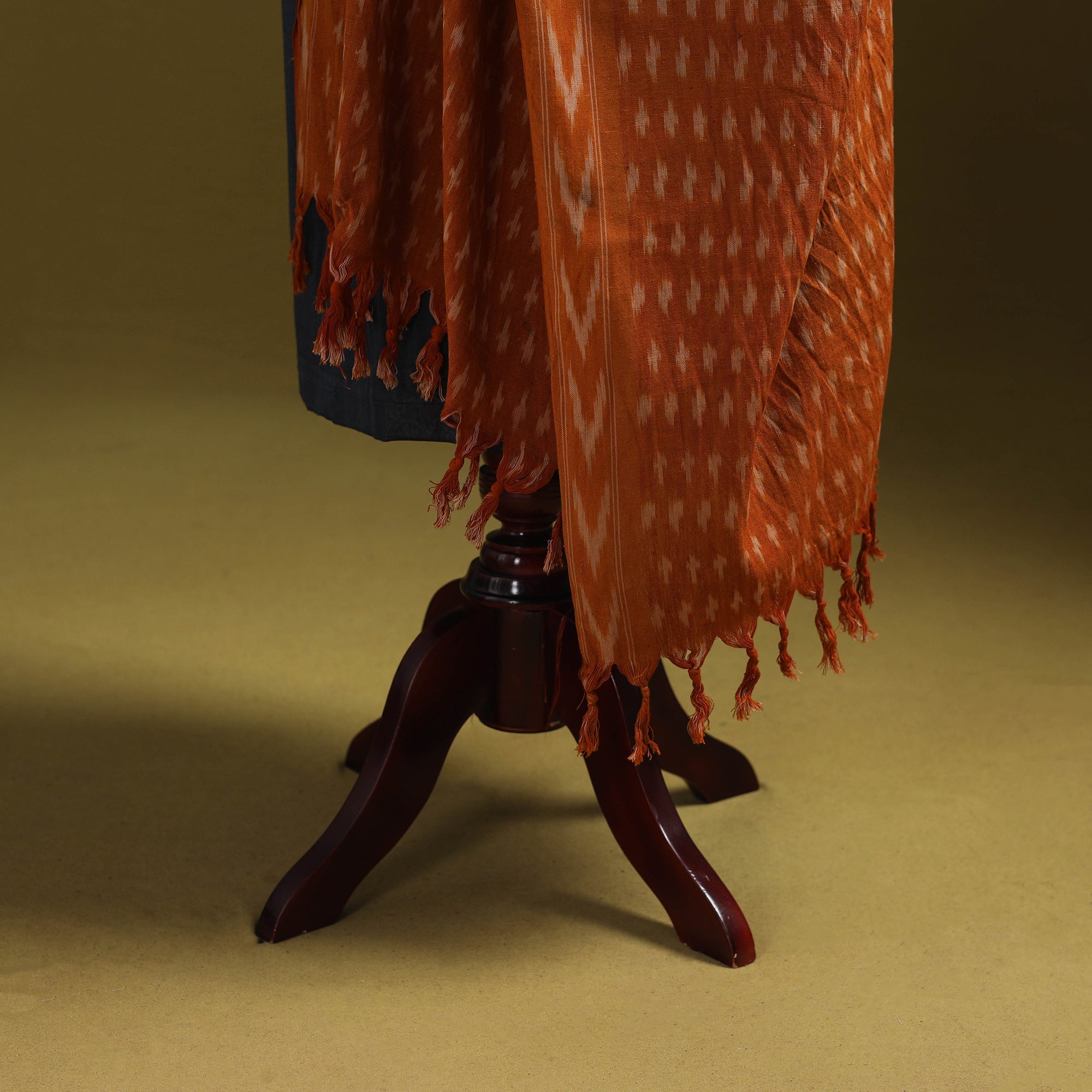 Multicolor - natural dyed kalamkari cotton dupatta