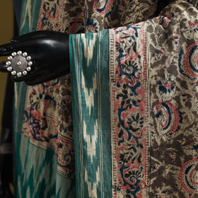 Multicolor - natural dyed kalamkari cotton dupatta