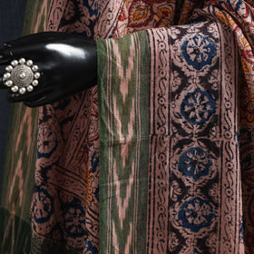 Multicolor - natural dyed kalamkari cotton dupatta