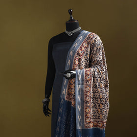 Multicolor - natural dyed kalamkari cotton dupatta