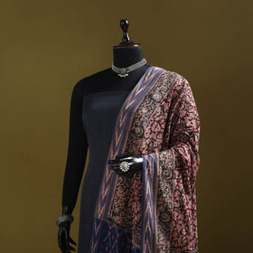 Multicolor - natural dyed kalamkari cotton dupatta