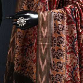 Multicolor - natural dyed kalamkari cotton dupatta