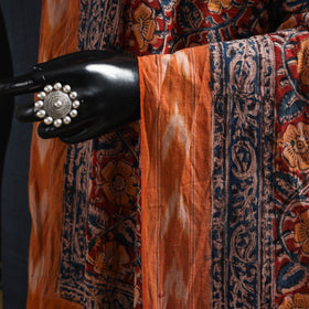 Multicolor - natural dyed kalamkari cotton dupatta