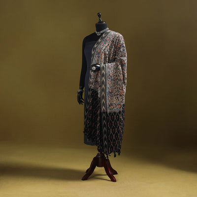 Multicolor - natural dyed kalamkari cotton dupatta