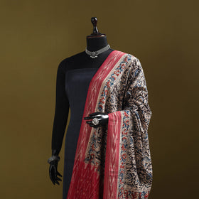 Multicolor - natural dyed kalamkari cotton dupatta