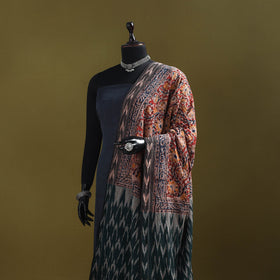 Multicolor - natural dyed kalamkari cotton dupatta