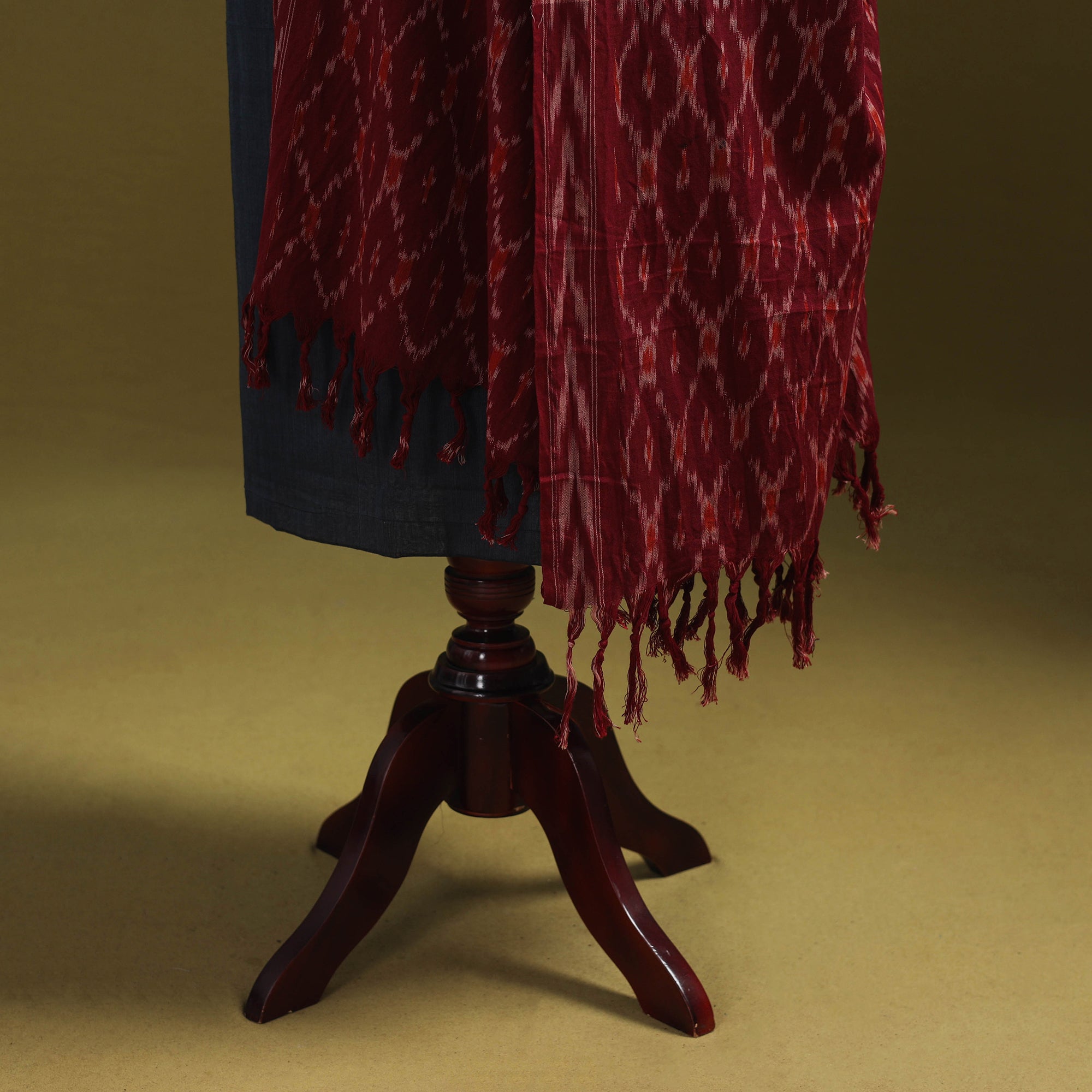 Multicolor - natural dyed kalamkari cotton dupatta