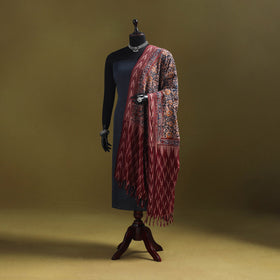 Multicolor - natural dyed kalamkari cotton dupatta