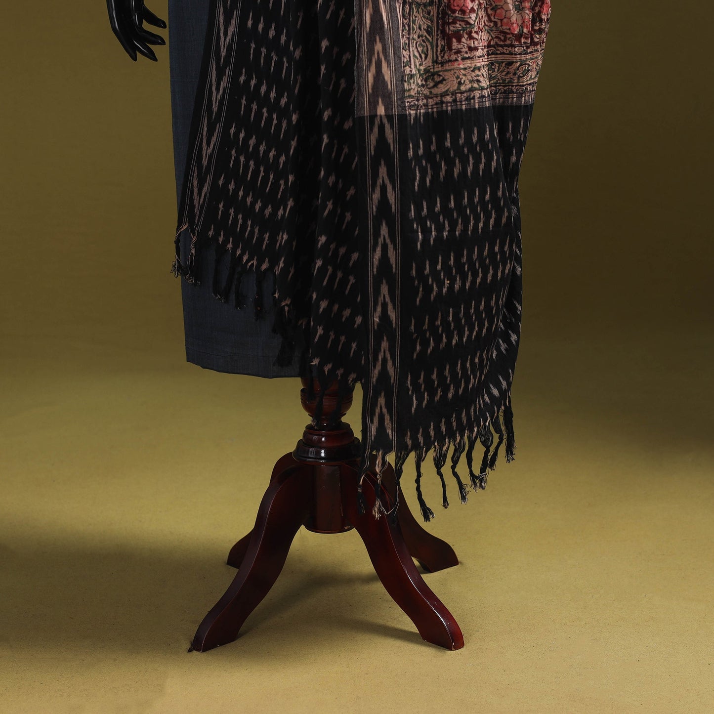 Multicolor - natural dyed kalamkari cotton dupatta