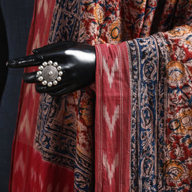 Multicolor - natural dyed kalamkari cotton dupatta