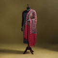 Multicolor - natural dyed kalamkari cotton dupatta