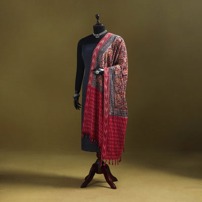 Multicolor - natural dyed kalamkari cotton dupatta