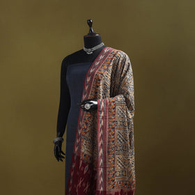 Multicolor - natural dyed kalamkari cotton dupatta