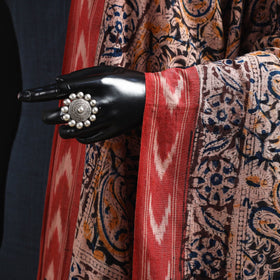 Multicolor - natural dyed kalamkari cotton dupatta