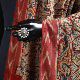 Multicolor - natural dyed kalamkari cotton dupatta